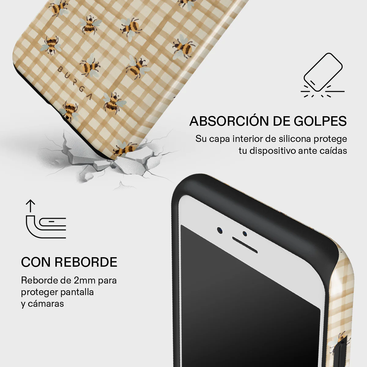 Honeycomb - iPhone 7 / iPhone 8 Funda - Image 8