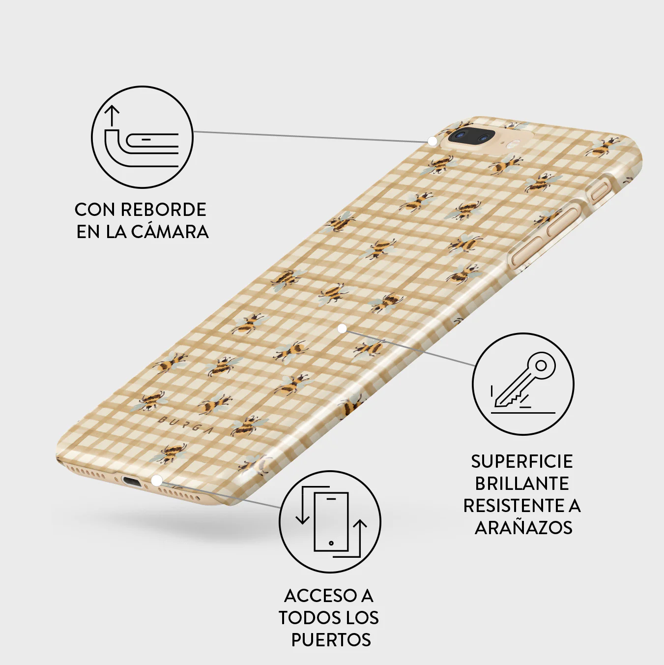Honeycomb - iPhone 7 Plus / 8 Plus Funda - Image 3