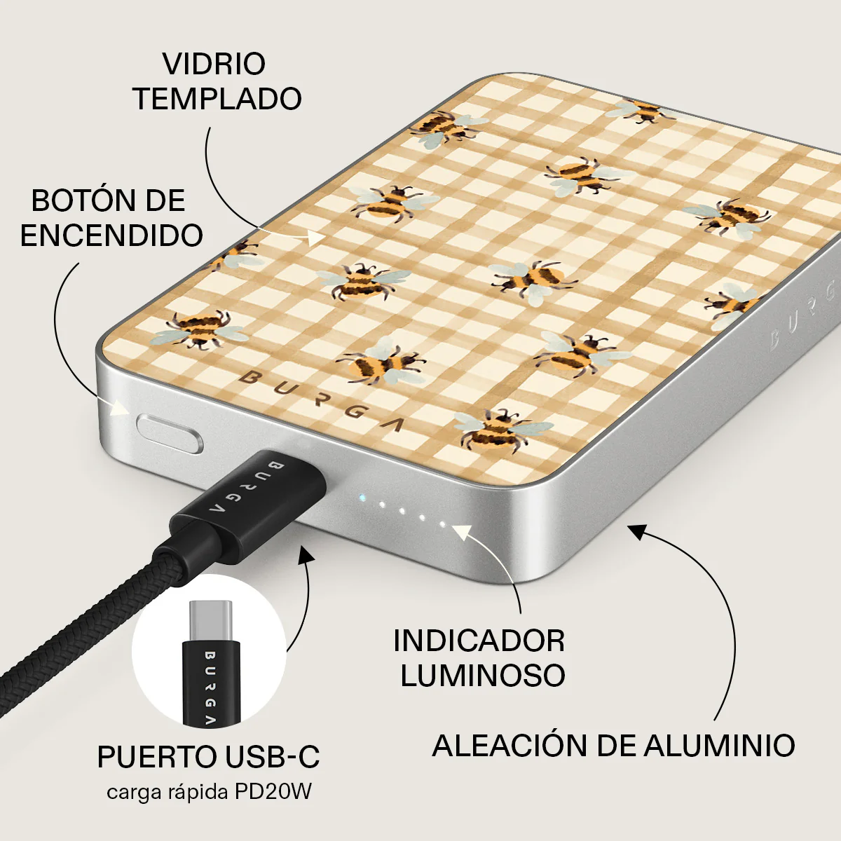 Honeycomb - Power Bank Magnético - Image 30