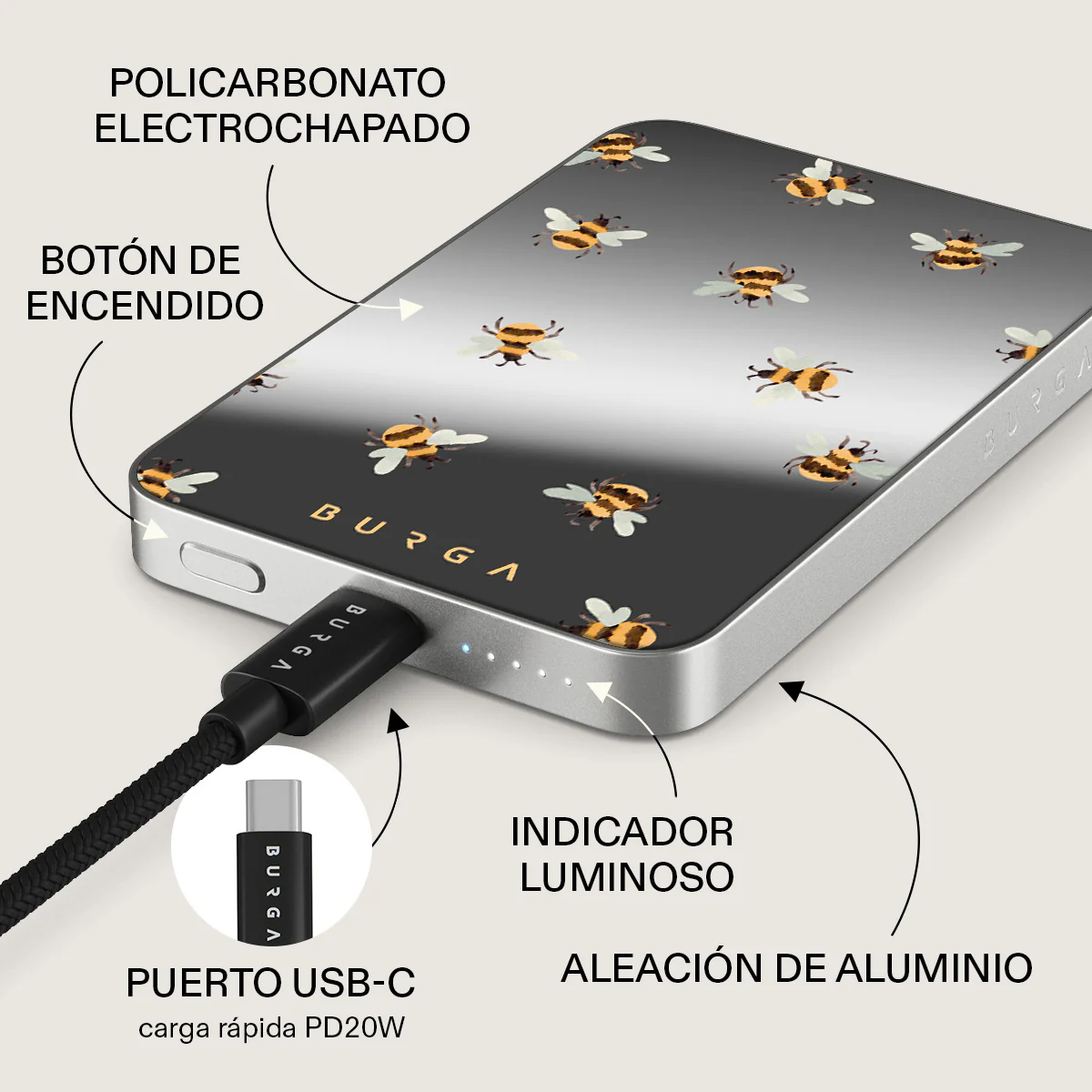 Honeycomb - Power Bank Magnético - Image 60