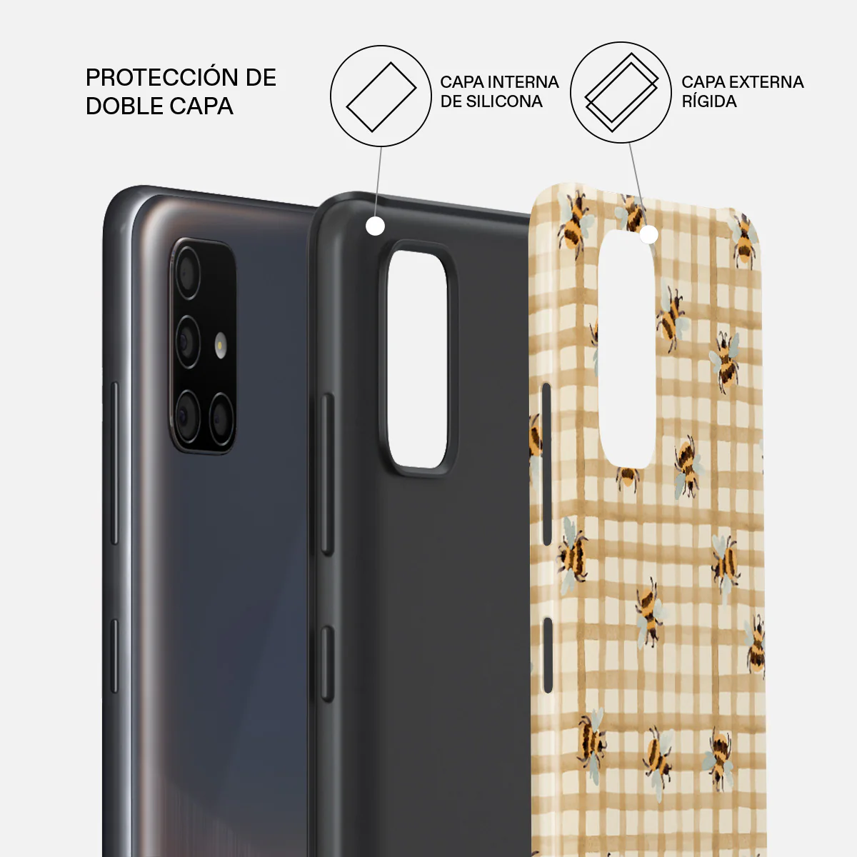 Honeycomb - Samsung Galaxy A71 4G Funda - Image 2