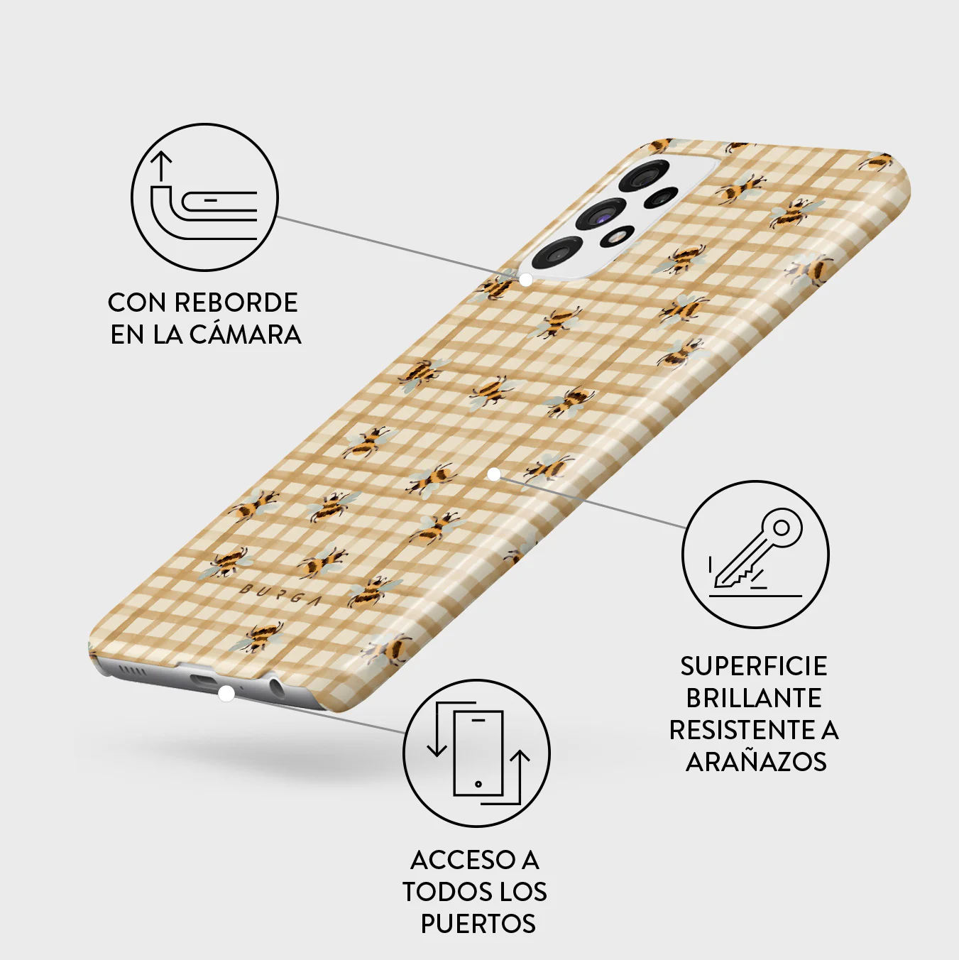 Honeycomb - Samsung Galaxy A72 4G / 5G Funda - Image 3