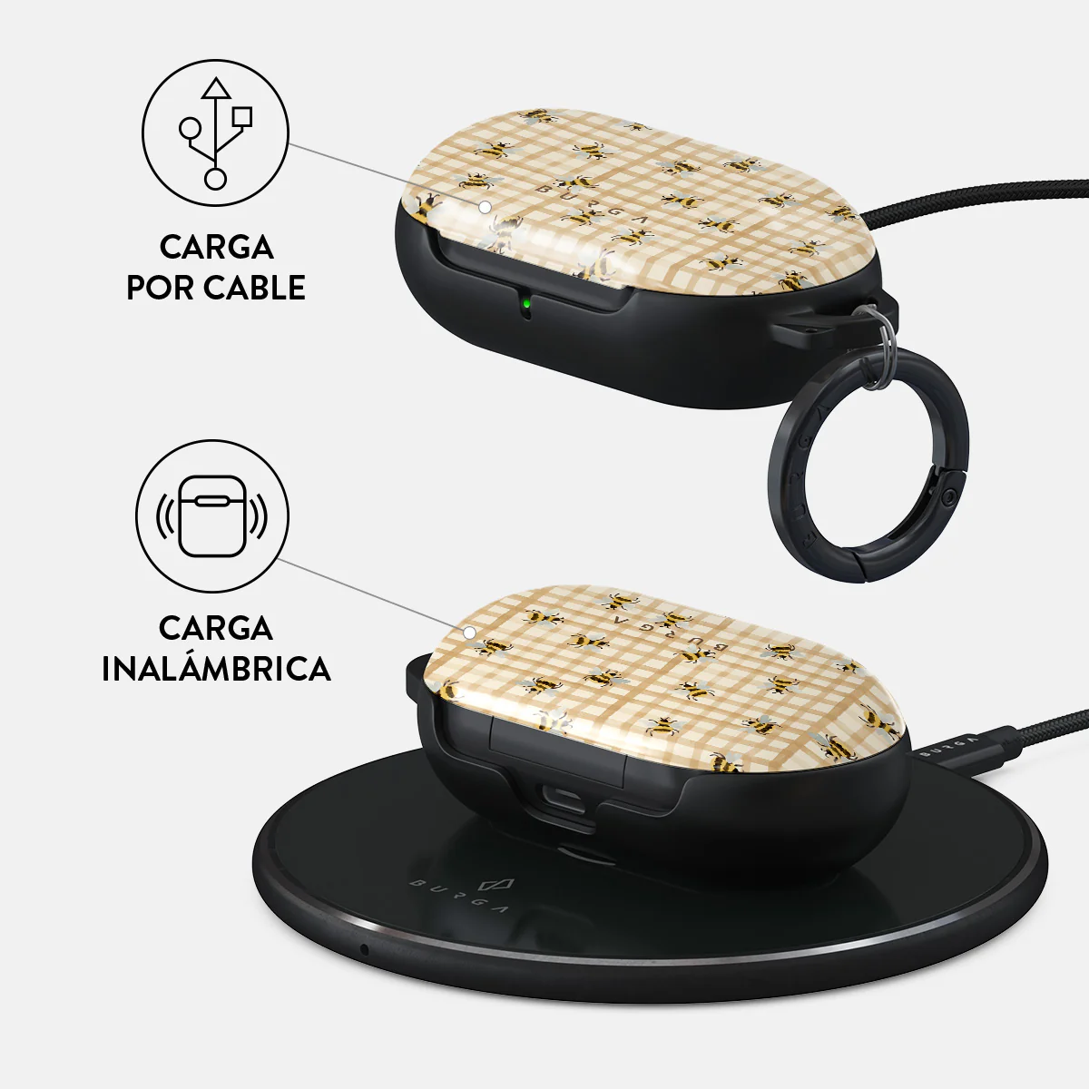 Honeycomb - Samsung Galaxy Buds Funda - Image 3