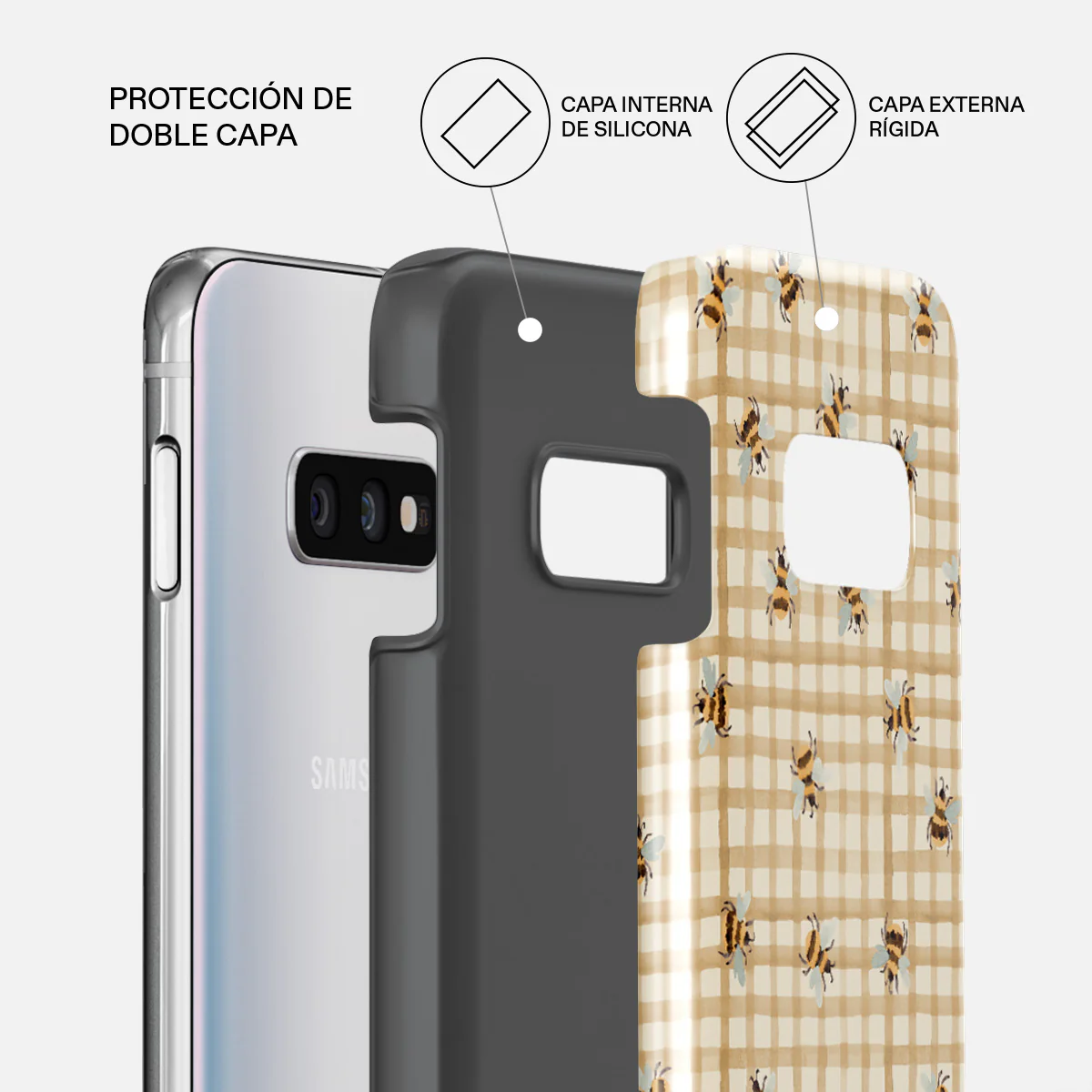 Honeycomb - Samsung Galaxy S10E Funda - Image 2