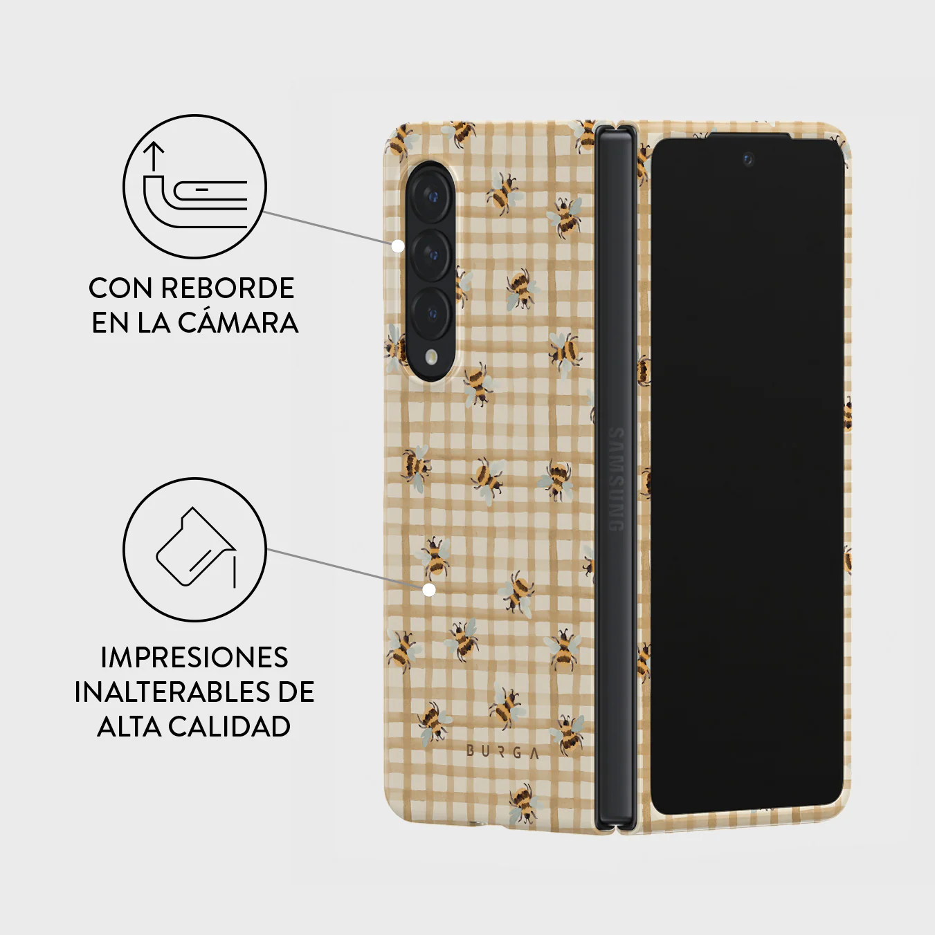 Honeycomb - Samsung Galaxy Z Fold 3 Funda - Image 3