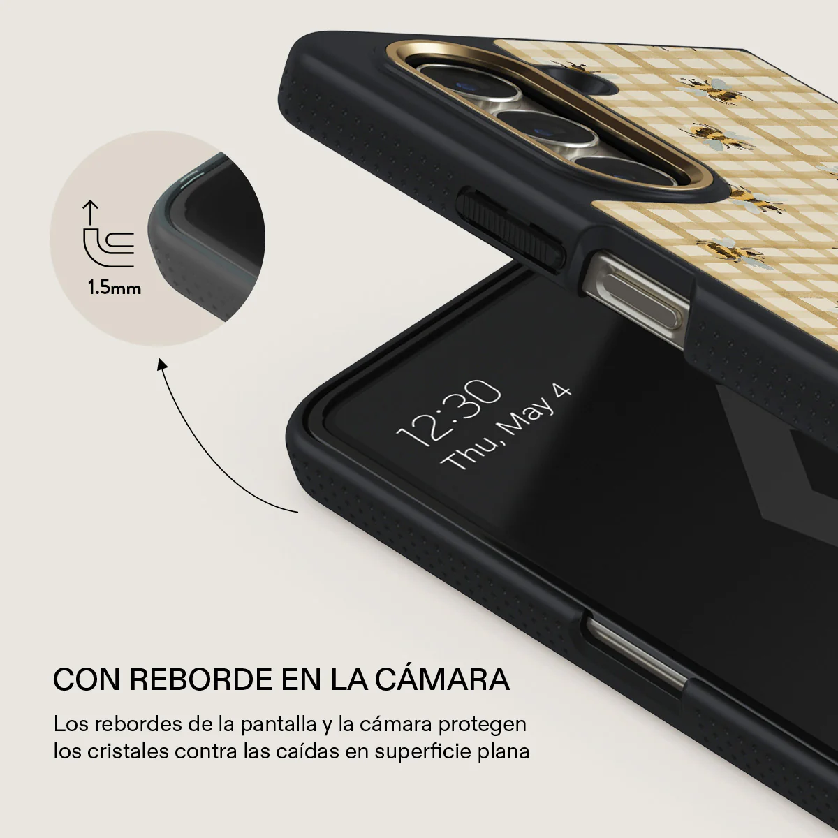 Honeycomb - Samsung Galaxy Z Fold 5 Funda - Image 4