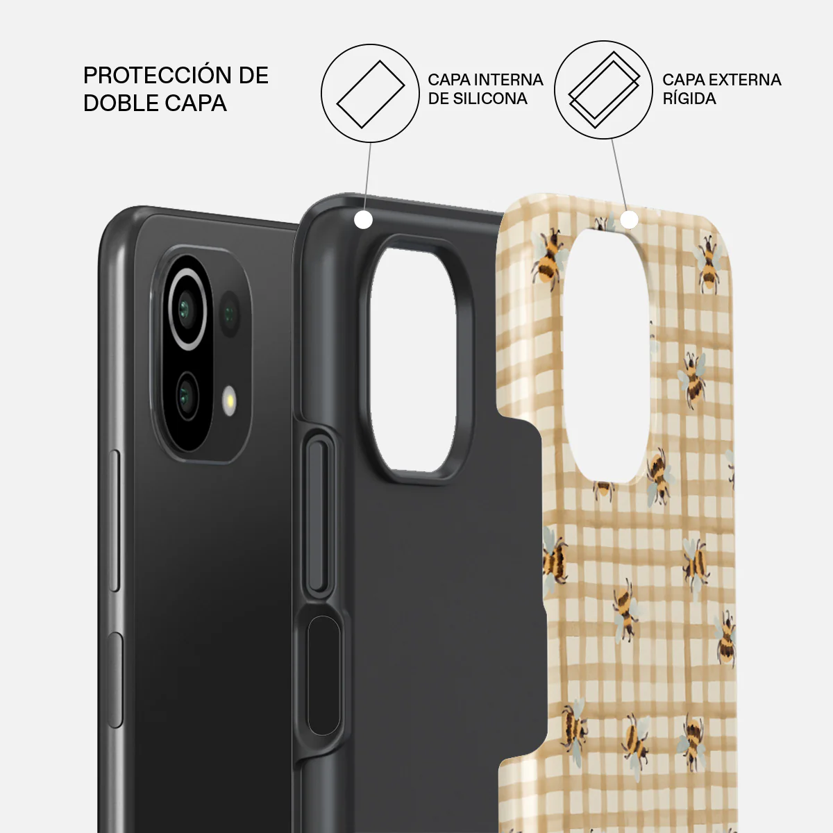 Honeycomb - Xiaomi 11 Lite 5G NE Funda - Image 2