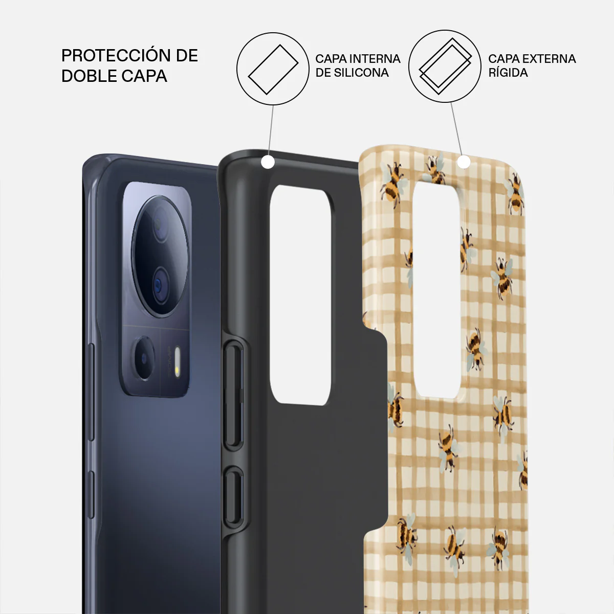 Honeycomb - Xiaomi 13 Lite Funda - Image 2