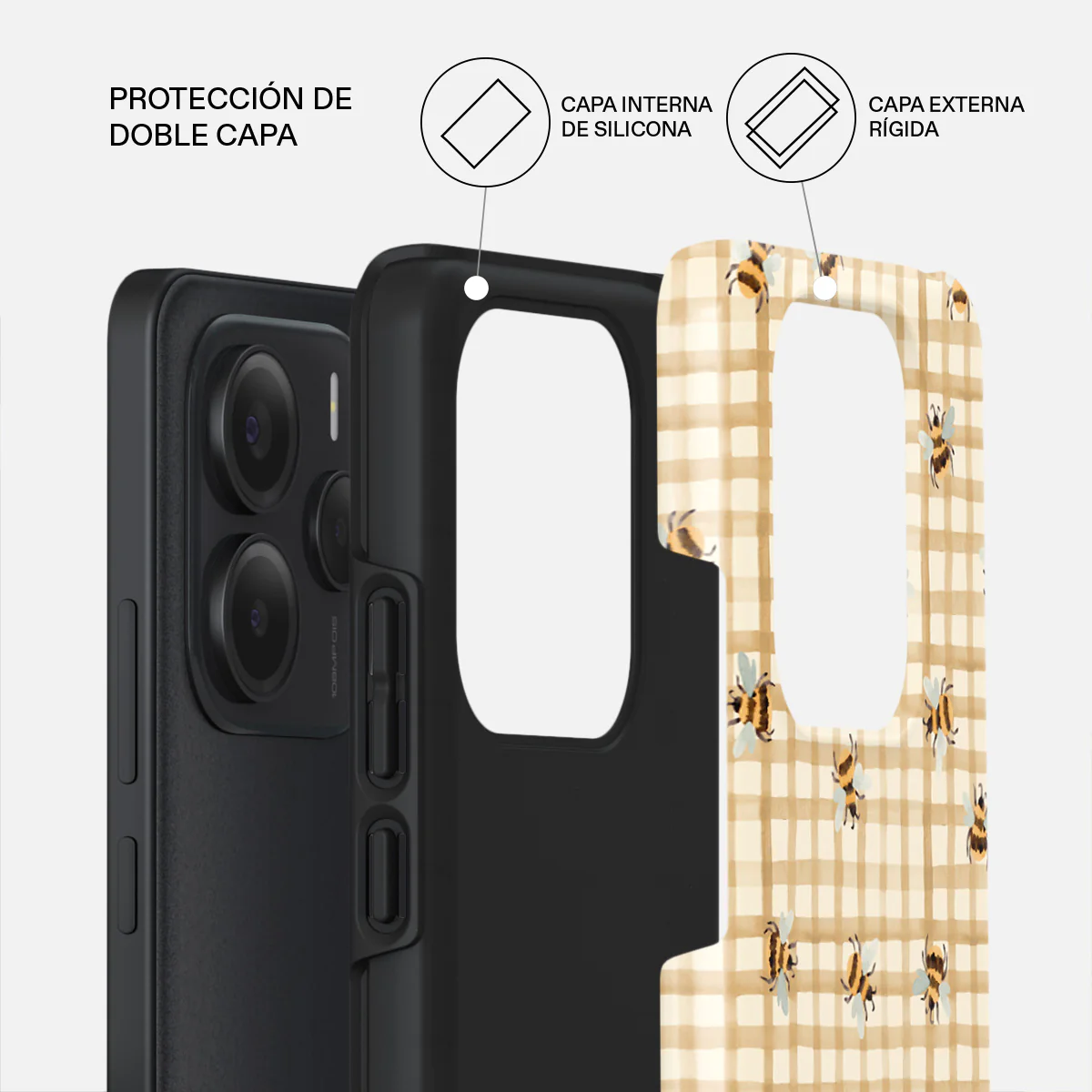 Honeycomb - Xiaomi Redmi Note 14 5G Funda - Image 2