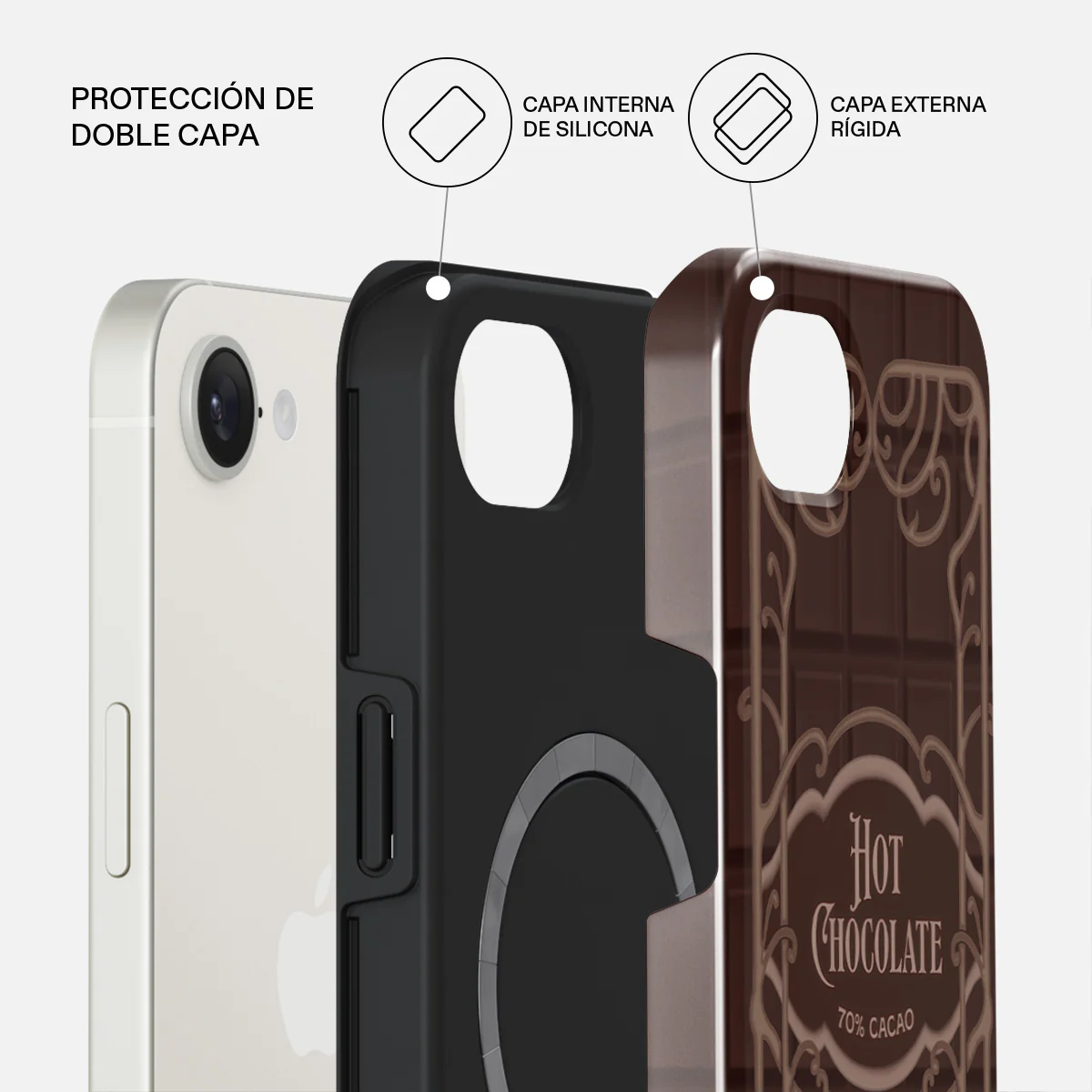 Hot Chocolate - iPhone 17e Funda - Image 2