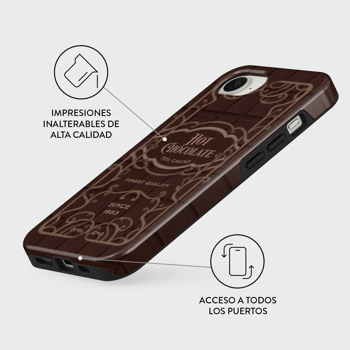 Hot Chocolate - iPhone 17e Funda - Image 3
