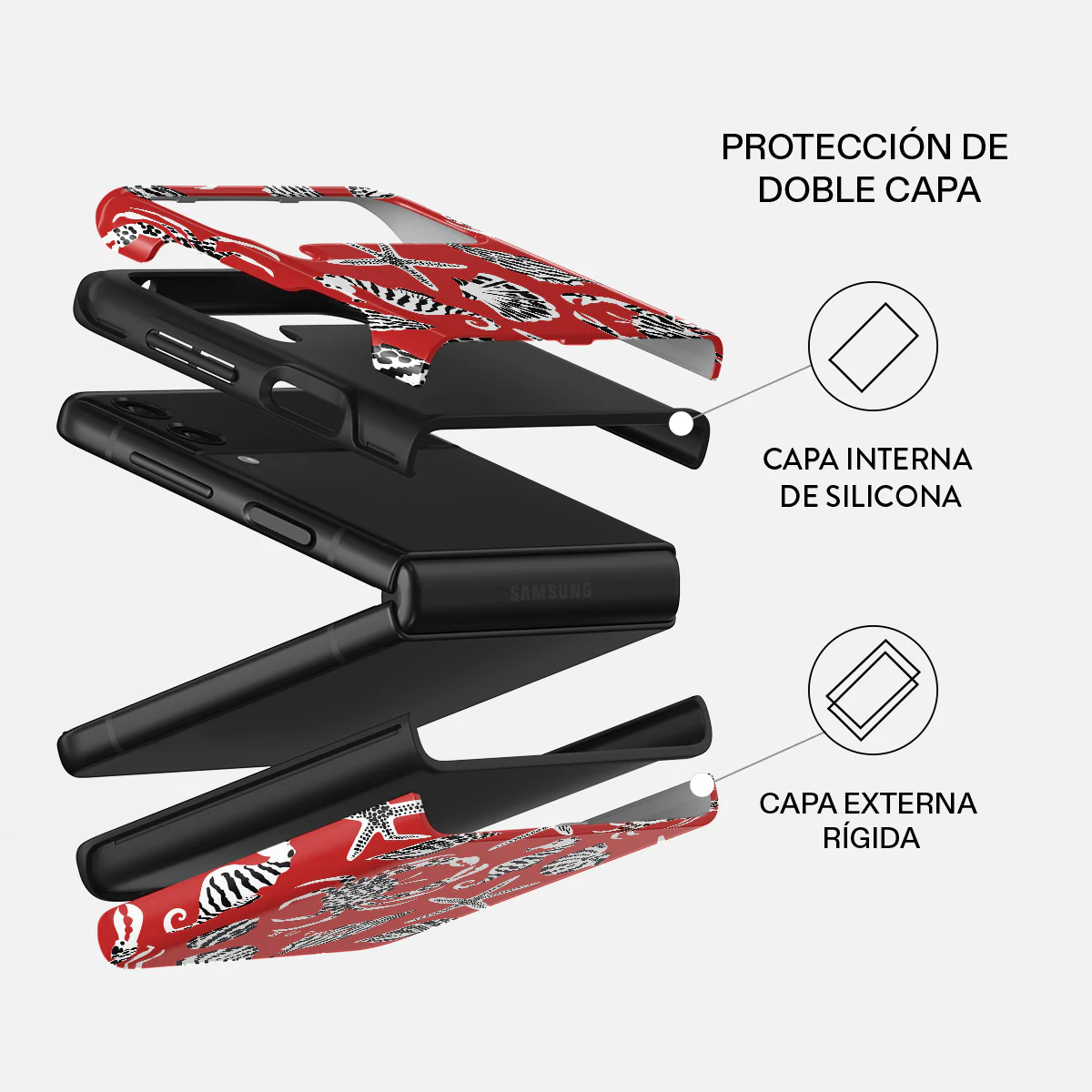 Hydra - Samsung Galaxy Z Flip 3 Funda - Image 2