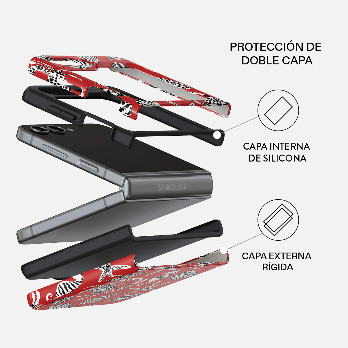 Hydra - Samsung Galaxy Z Flip 5 Funda - Image 2