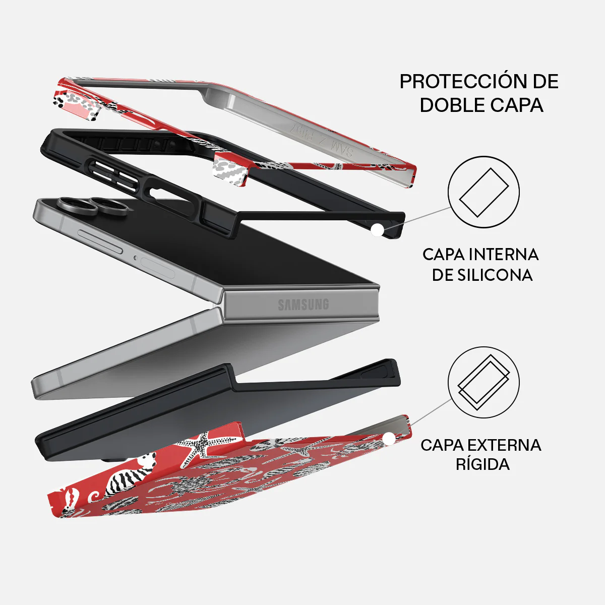 Hydra - Samsung Galaxy Z Flip 7 Funda - Image 2