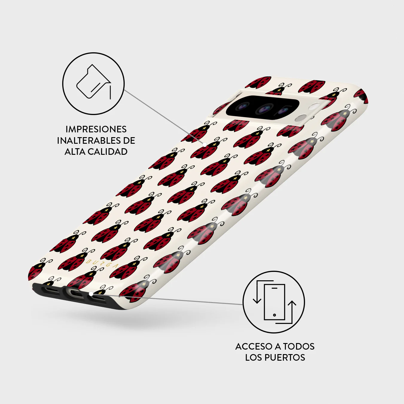 Lady Luck - Google Pixel 8 Pro Funda - Image 3