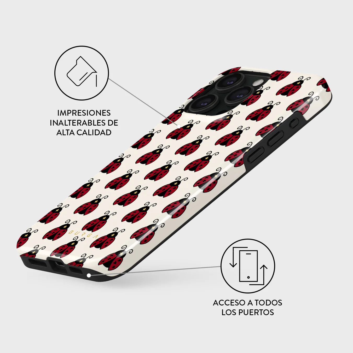 Lady Luck - iPhone 15 Pro Funda - Image 3