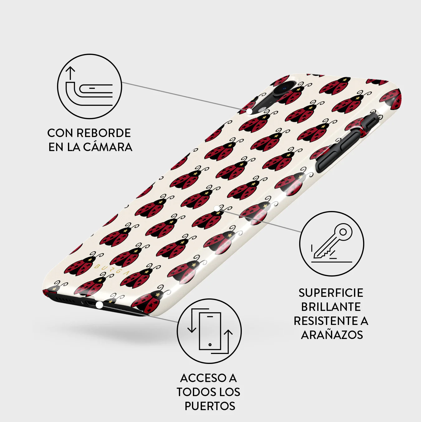 Lady Luck - iPhone XR Funda - Image 3