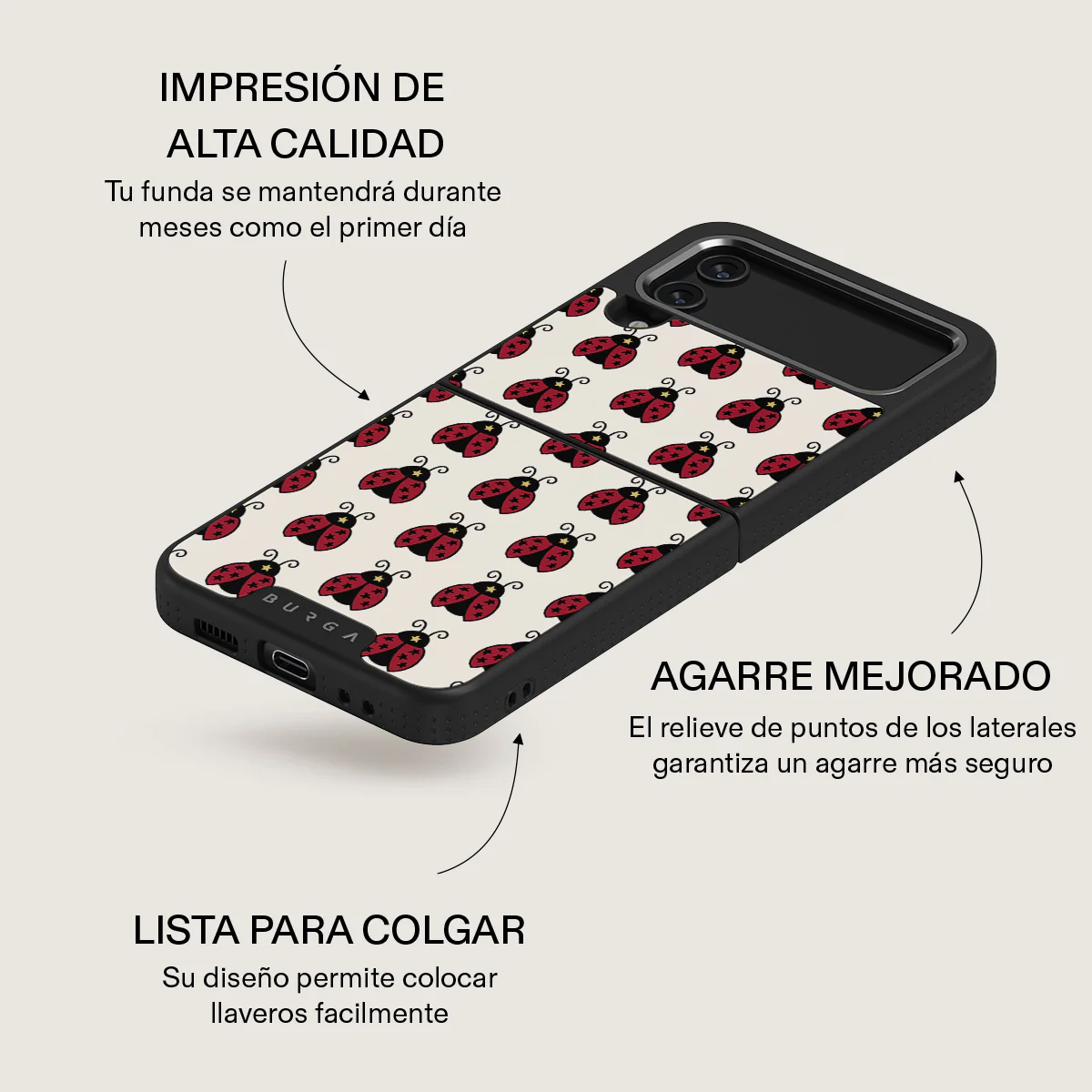 Lady Luck - Samsung Galaxy Z Flip 4 Funda - Image 24