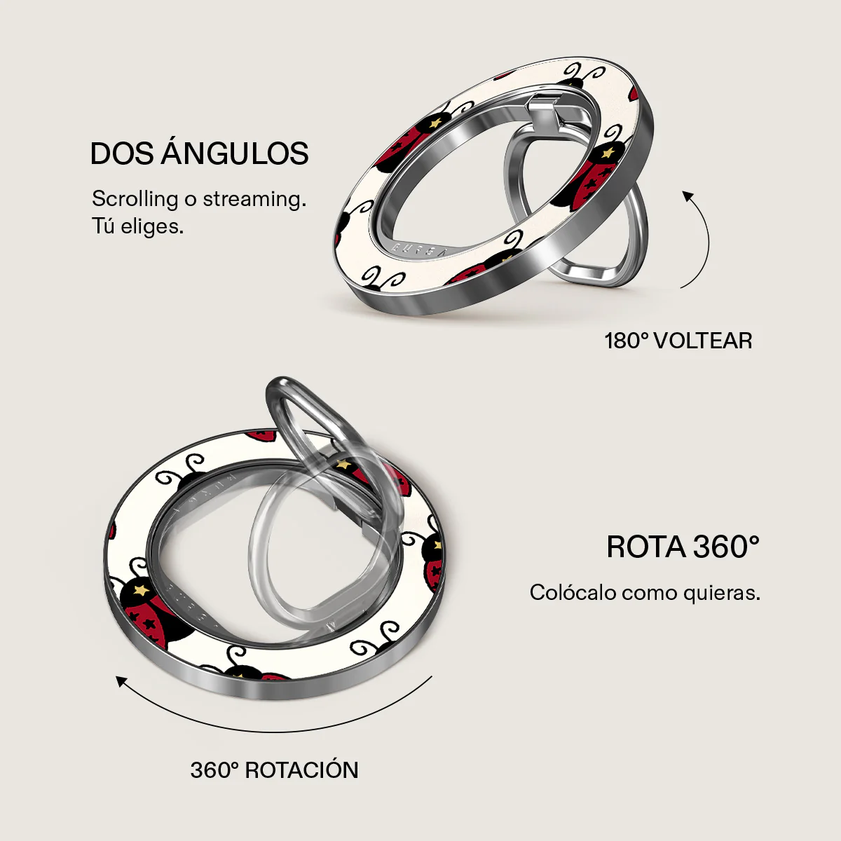 Lady Luck - Soporte Anillo Magnetico - Image 3