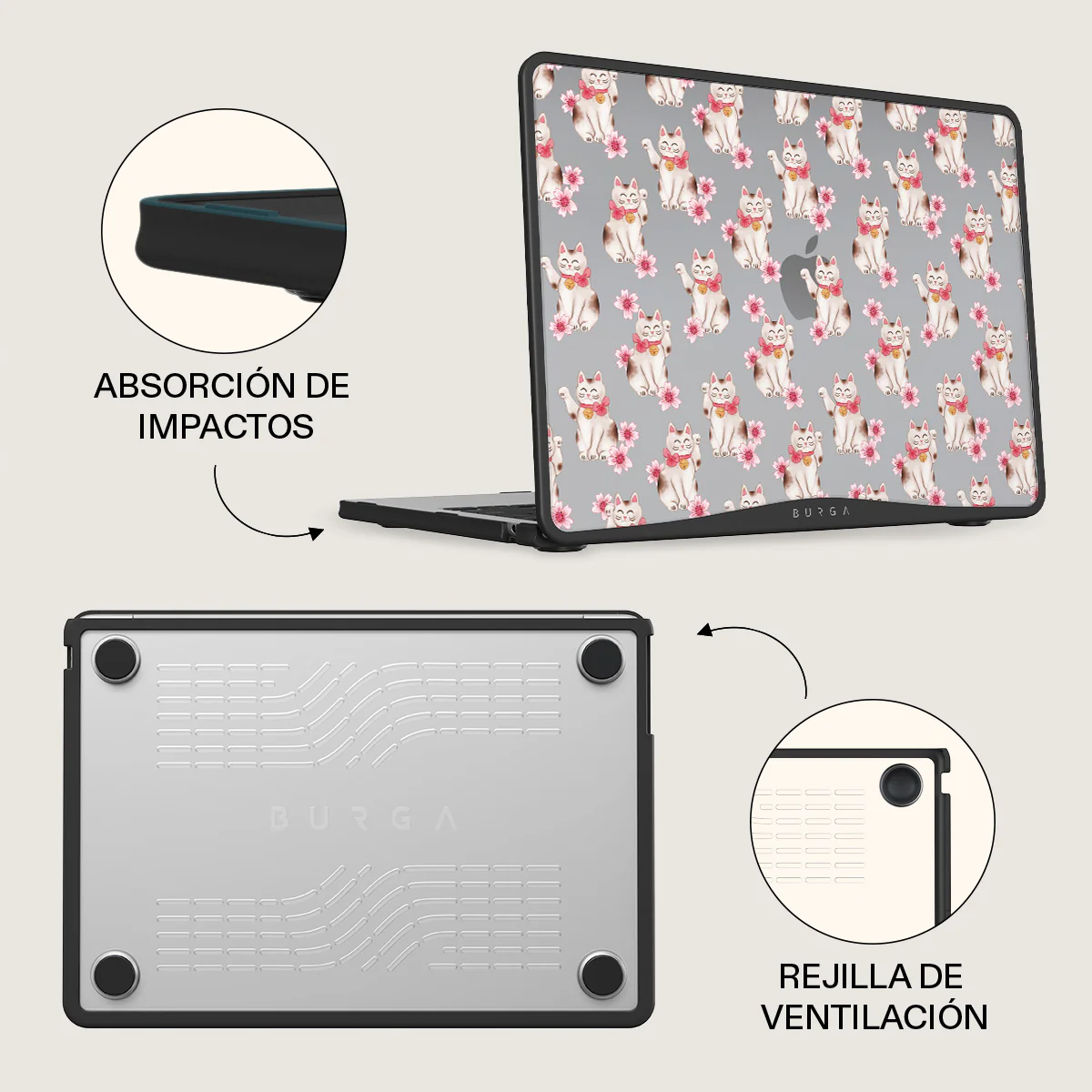 Maneki Neko - Funda para Macbook - Image 10