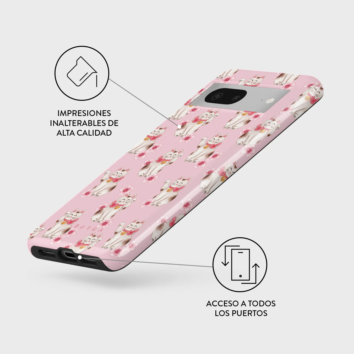Maneki Neko - Google Pixel 7a Funda - Image 3
