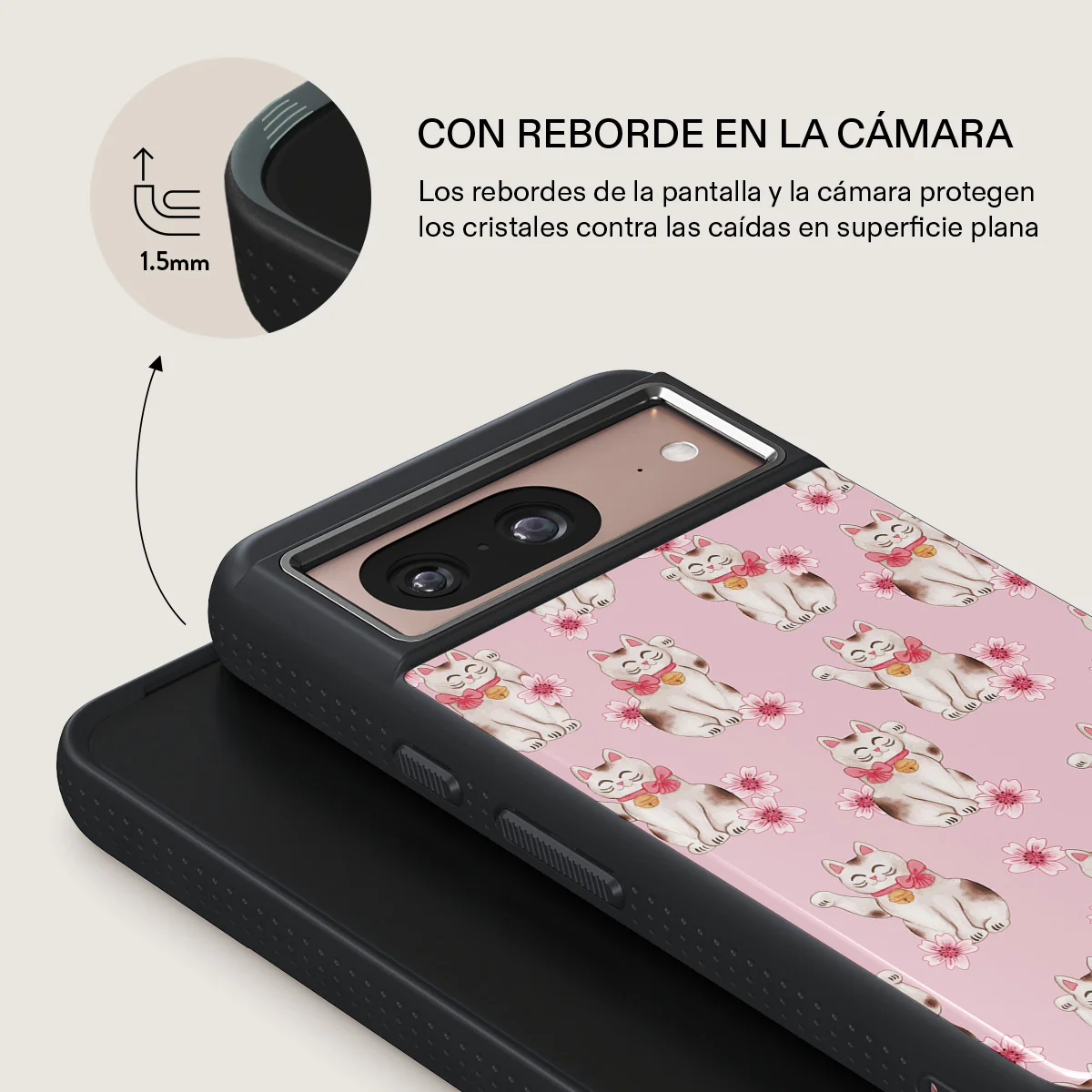 Maneki Neko - Google Pixel 8 Funda - Image 15