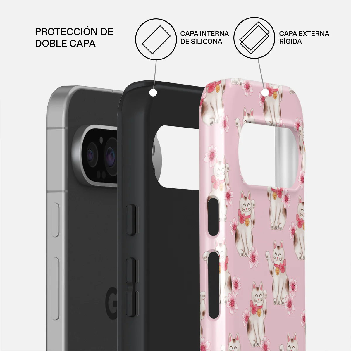 Maneki Neko - Google Pixel 9 Pro Funda - Image 2