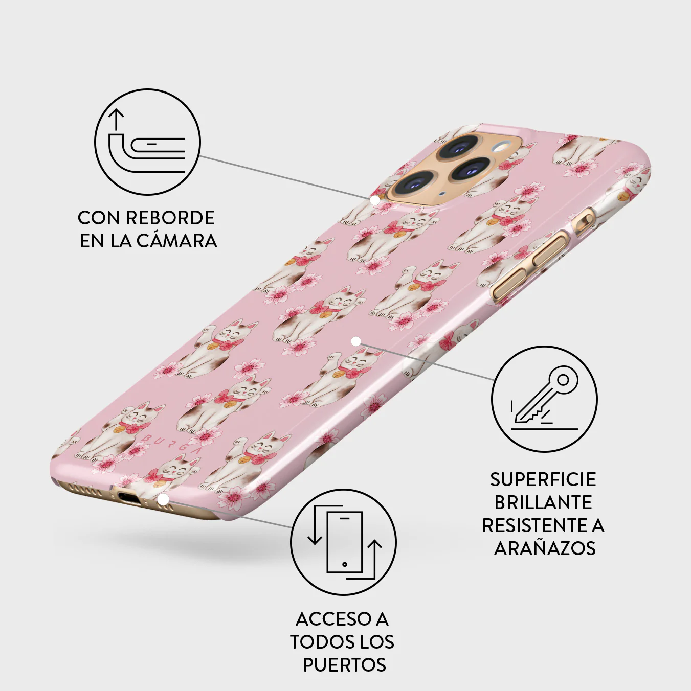 Maneki Neko - iPhone 11 Pro Max Funda - Image 3