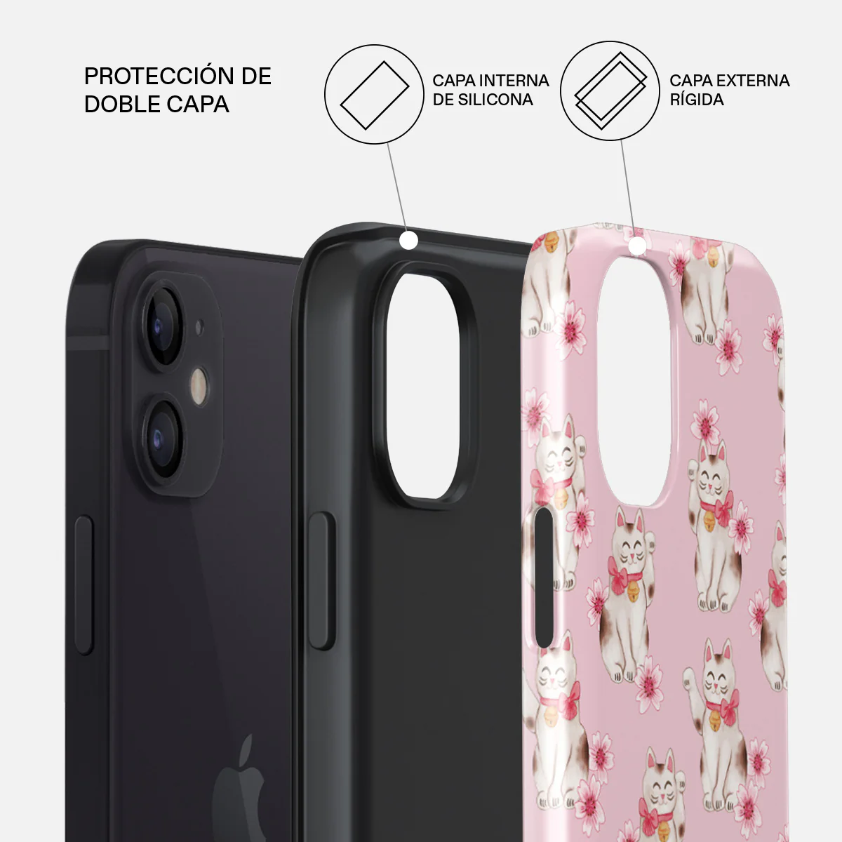 Maneki Neko - iPhone 12 Mini Funda - Image 6