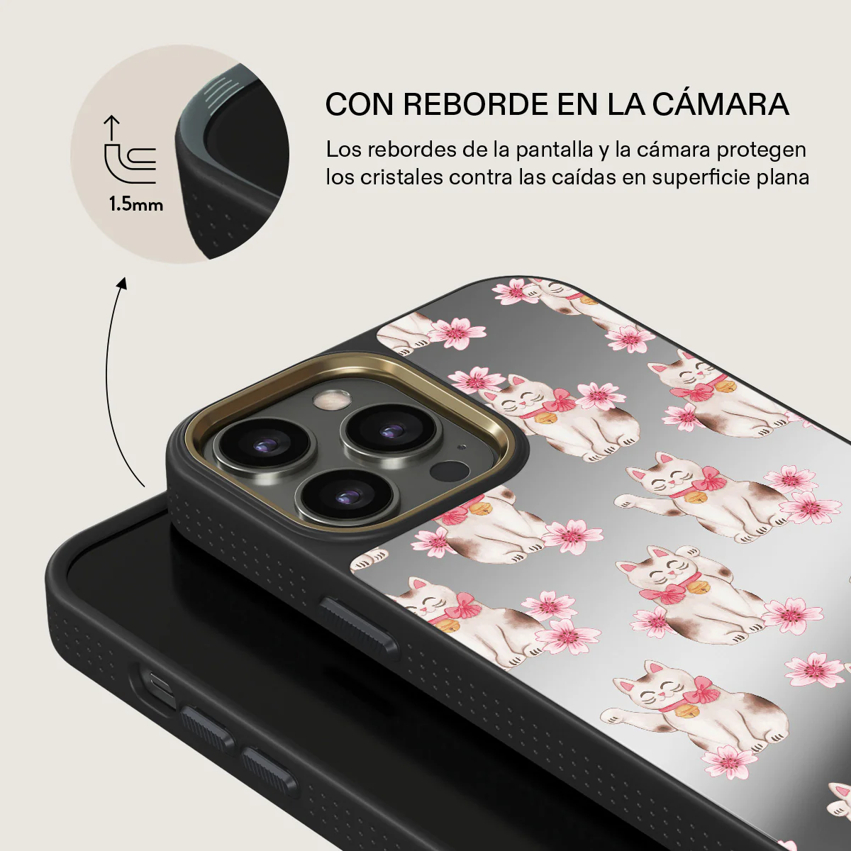Maneki Neko - iPhone 13 Pro Max Funda - Image 30
