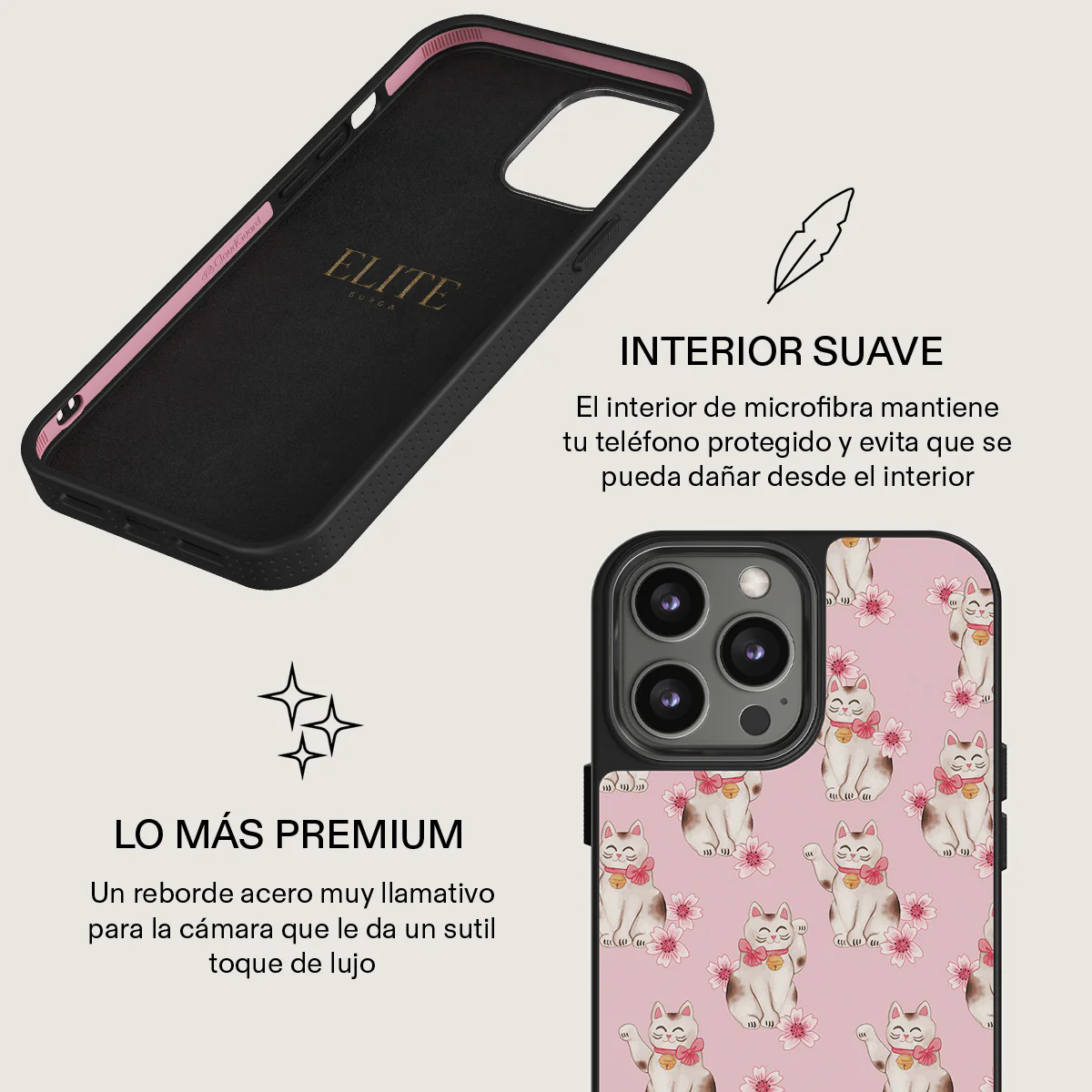 Maneki Neko - iPhone 14 Pro Funda - Image 17