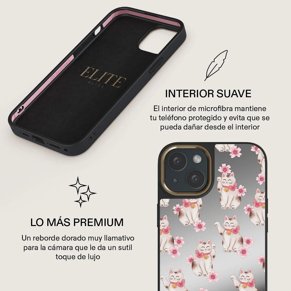 Maneki Neko - iPhone 15 Funda - Image 32