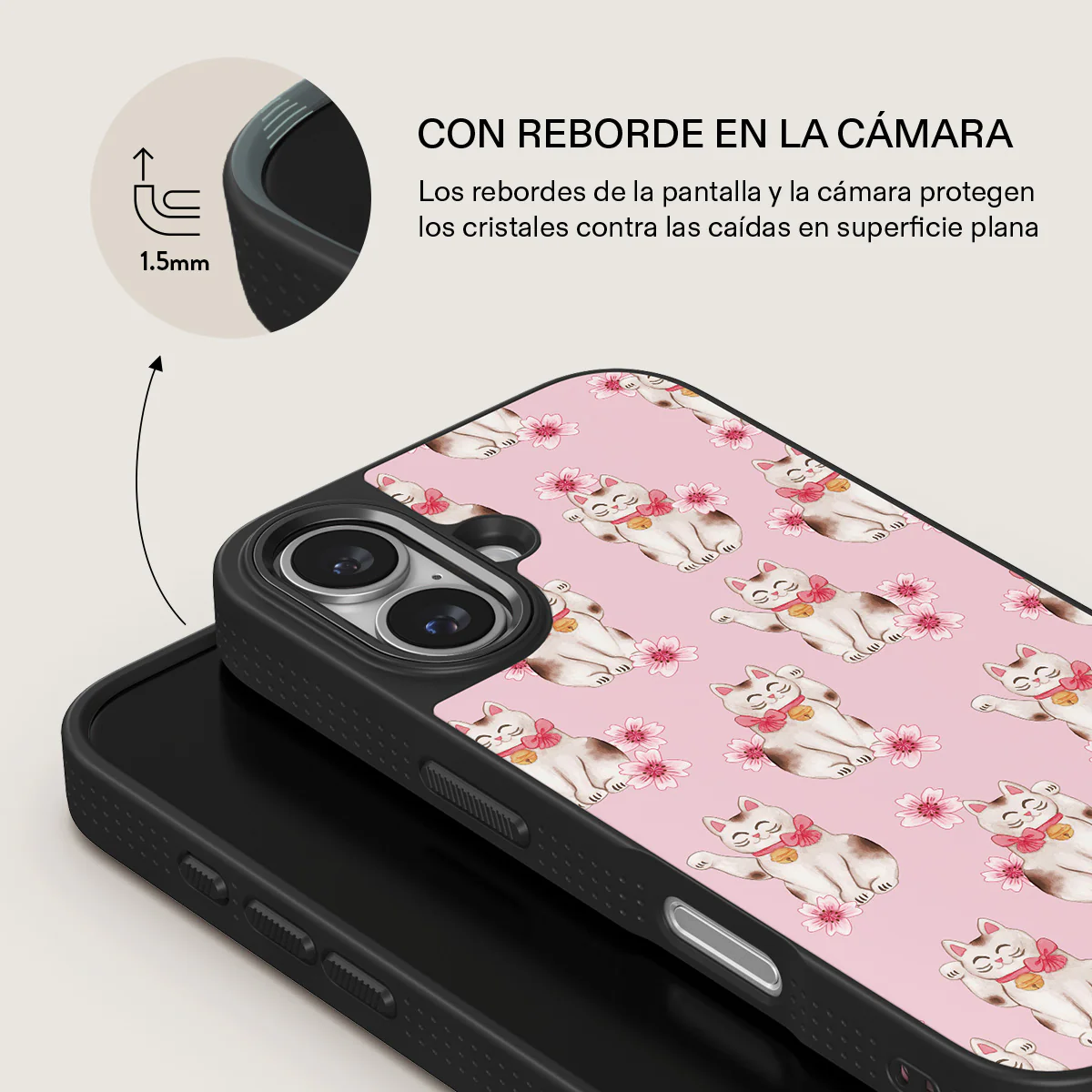 Maneki Neko - iPhone 16 Funda - Image 16