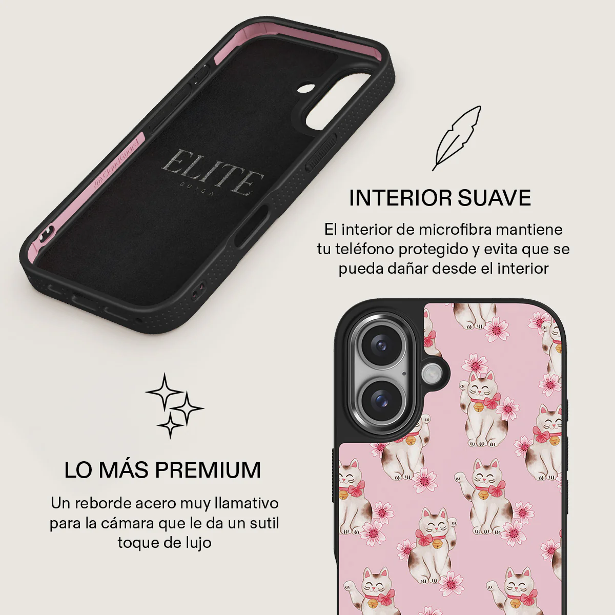 Maneki Neko - iPhone 16 Plus Funda - Image 18