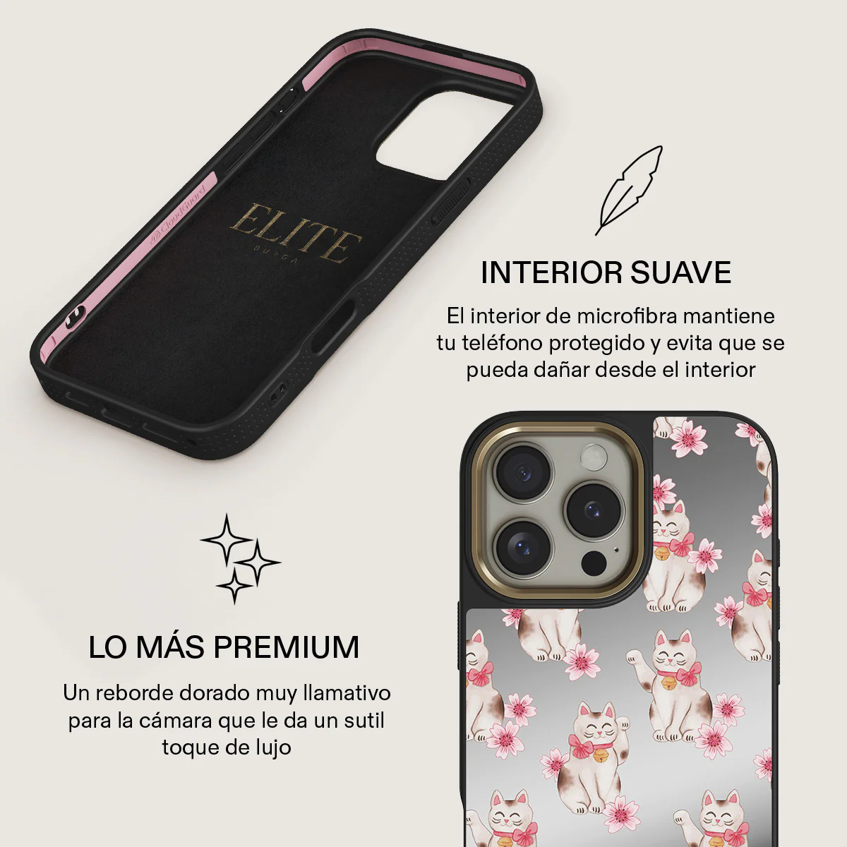 Maneki Neko - iPhone 16 Pro Max Funda - Image 33