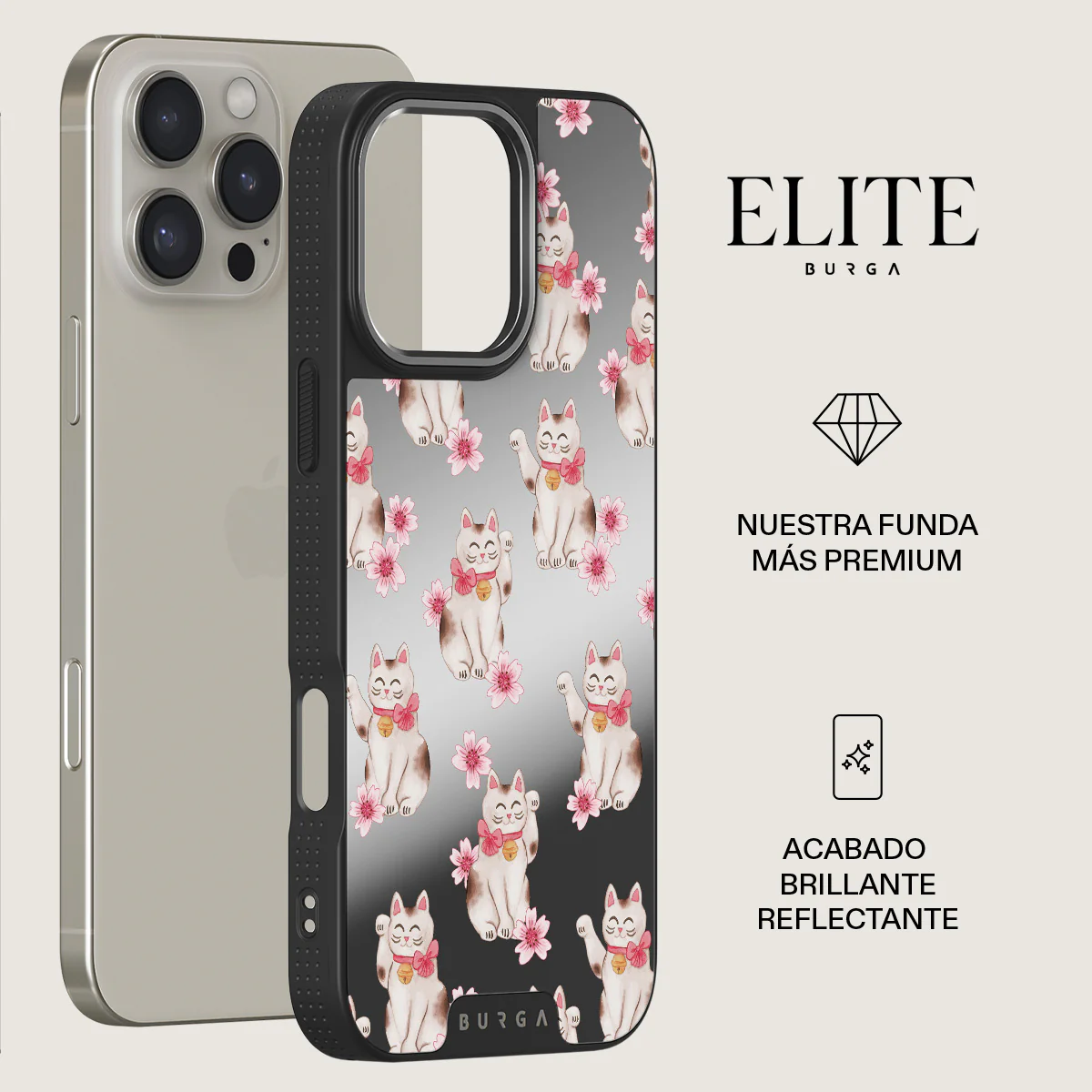 Maneki Neko - iPhone 16 Pro Max Funda - Image 36