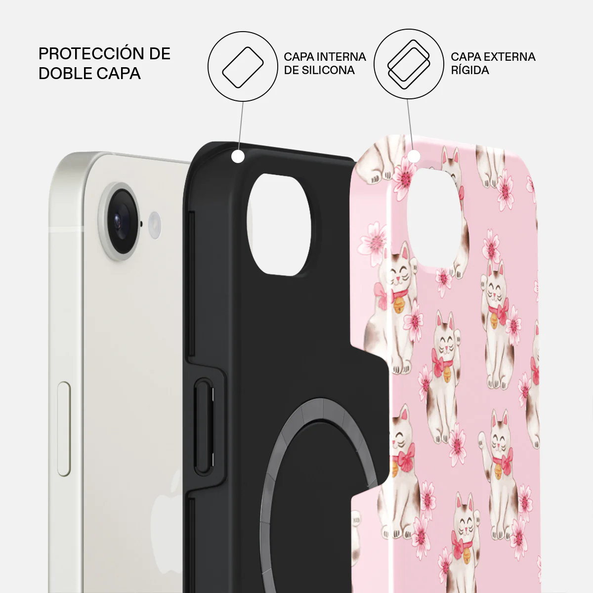 Maneki Neko - iPhone 17e Funda - Image 2