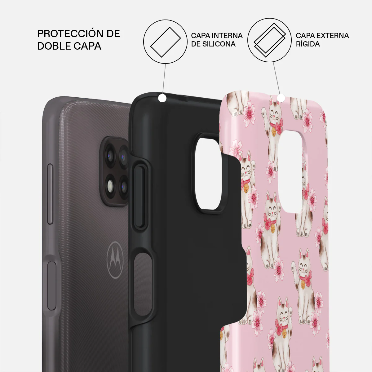 Maneki Neko - Motorola Moto G Power 2021 Funda - Image 2