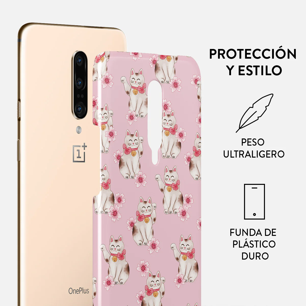 Maneki Neko - OnePlus 7 Pro / 7T Pro Funda - Image 2