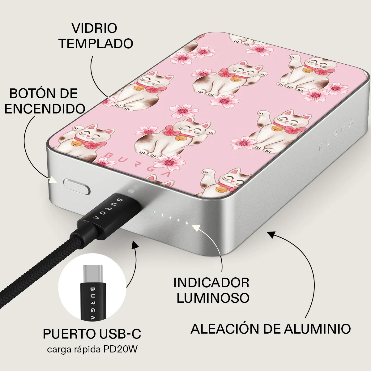 Maneki Neko - Power Bank Magnético - Image 45