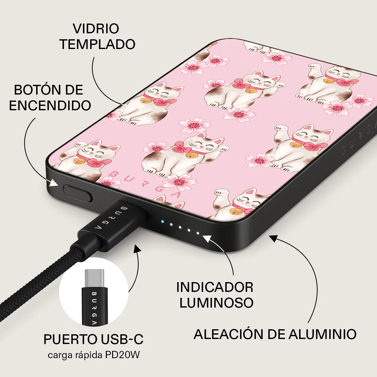 Maneki Neko - Power Bank Magnético - Image 5