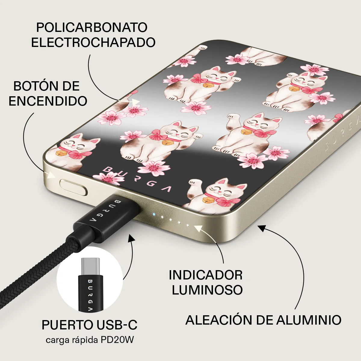 Maneki Neko - Power Bank Magnético - Image 55