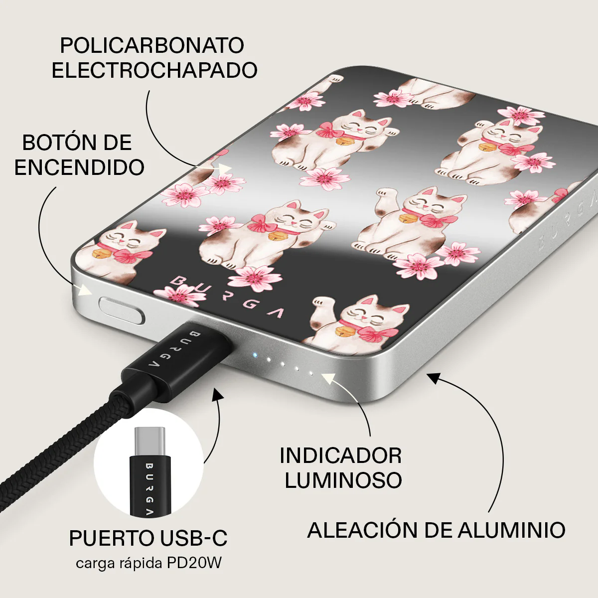 Maneki Neko - Power Bank Magnético - Image 60