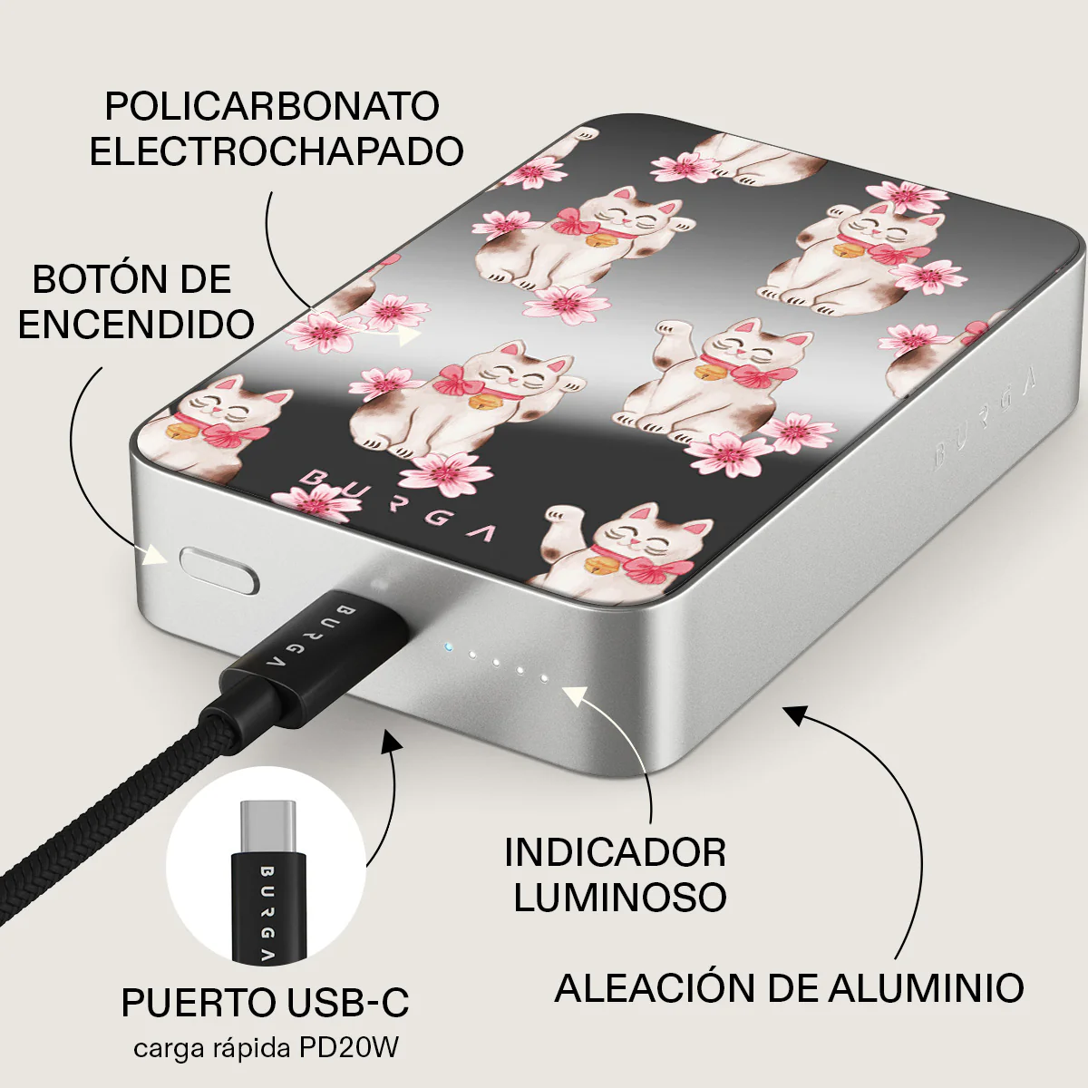 Maneki Neko - Power Bank Magnético - Image 90
