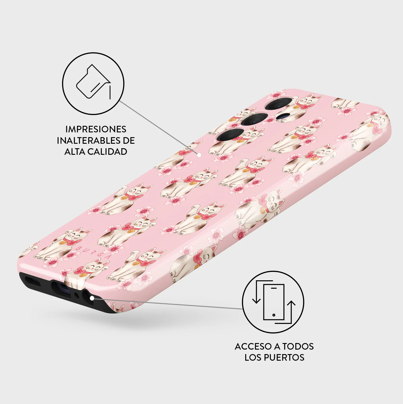 Maneki Neko - Samsung Galaxy A15 4G / 5G Funda - Image 3