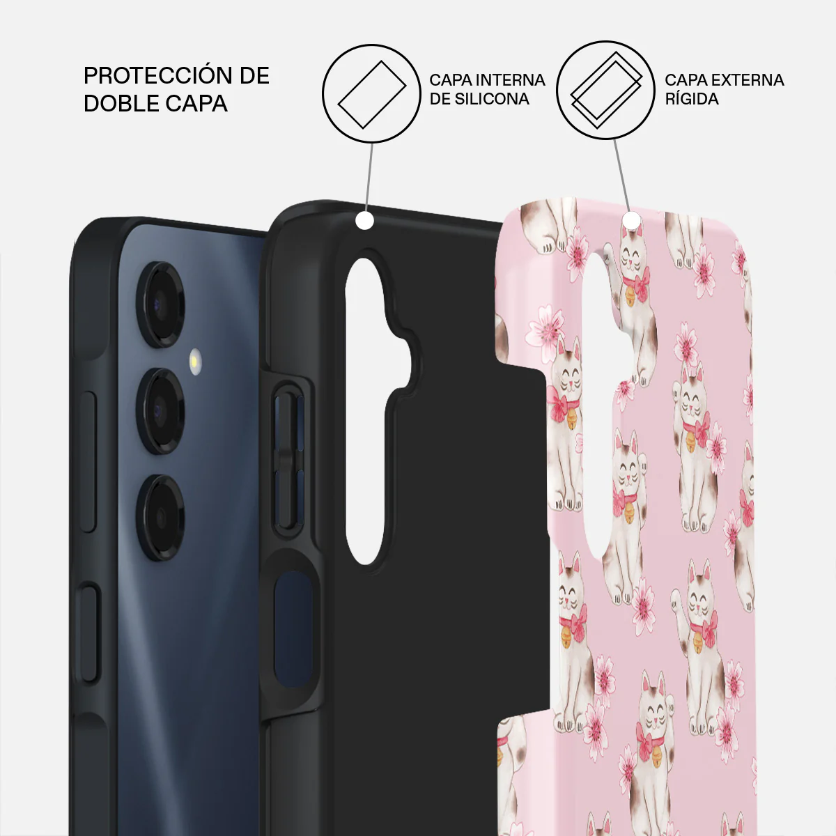 Maneki Neko - Samsung Galaxy A16 Funda - Image 2
