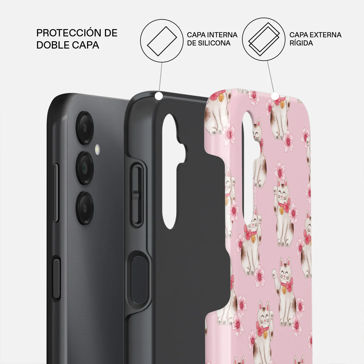 Maneki Neko - Samsung Galaxy A25 Funda - Image 2