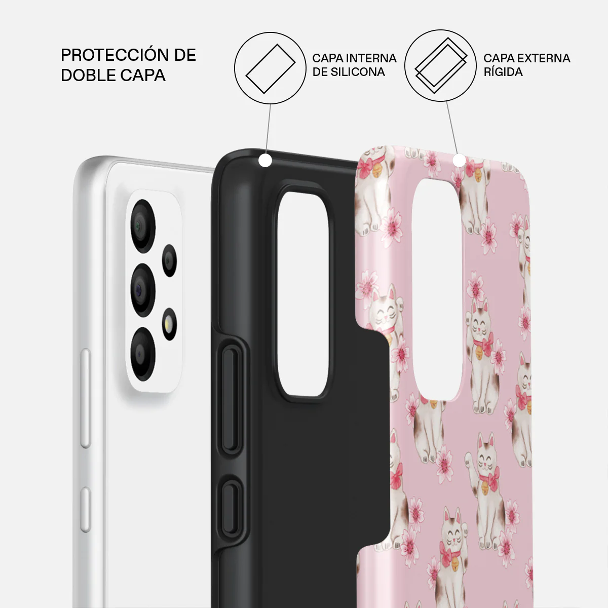 Maneki Neko - Samsung Galaxy A33 Funda - Image 2