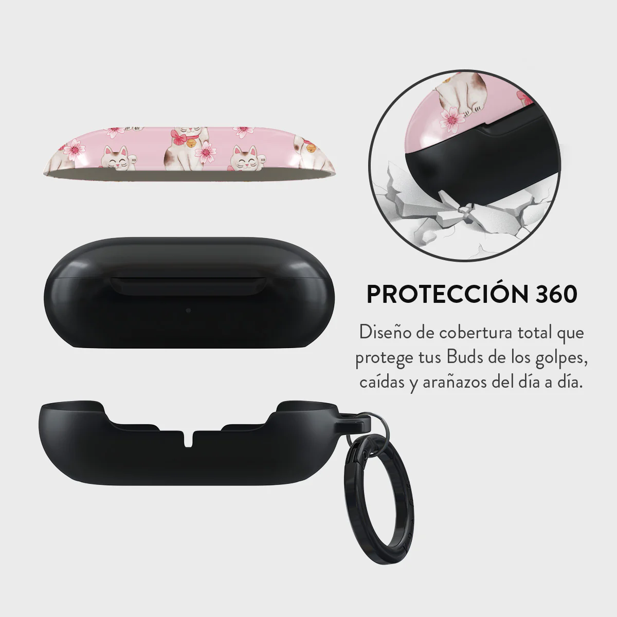 Maneki Neko - Samsung Galaxy Buds Plus Funda - Image 2