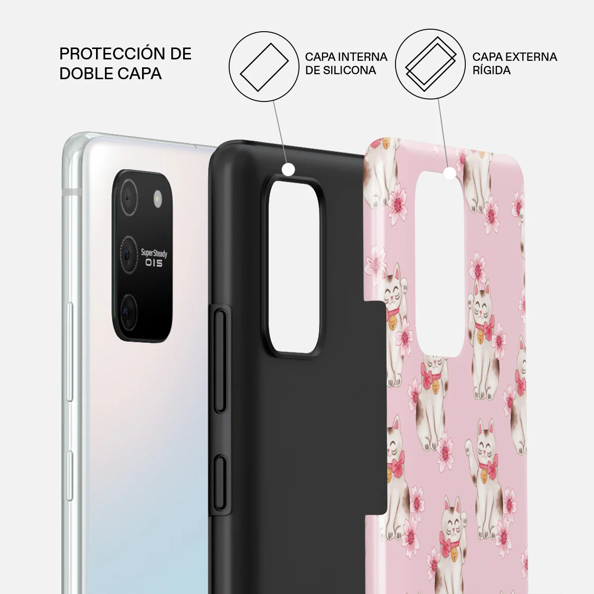 Maneki Neko - Samsung Galaxy S10 Lite Funda - Image 2